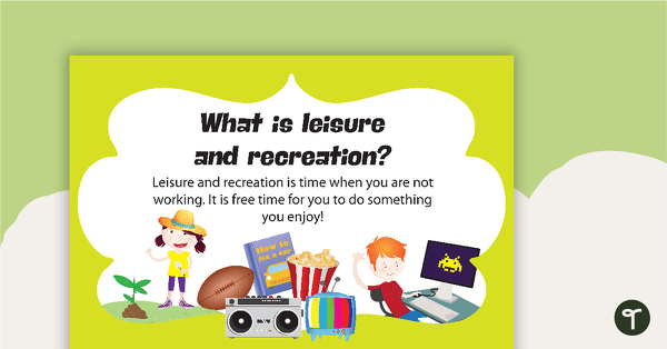 Go to Leisure and Recreation Posters teaching resource