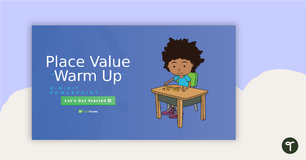 Go to 4-Digit Place Value Warm Up - Interactive PowerPoint teaching resource