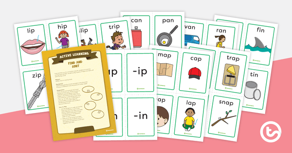 Preview image for Find and Sort Active Game - teaching resource