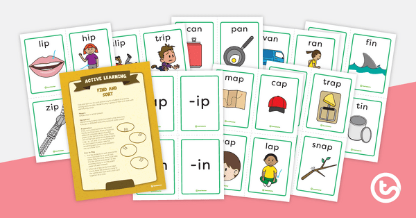 Preview image for Find and Sort Active Game - teaching resource