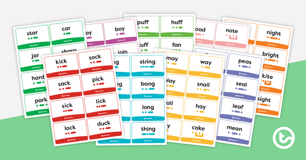 Go to Phoneme Segmentation Flashcards – Set 2 teaching resource