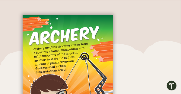 Go to Olympic Games Sport Poster – Archery teaching resource