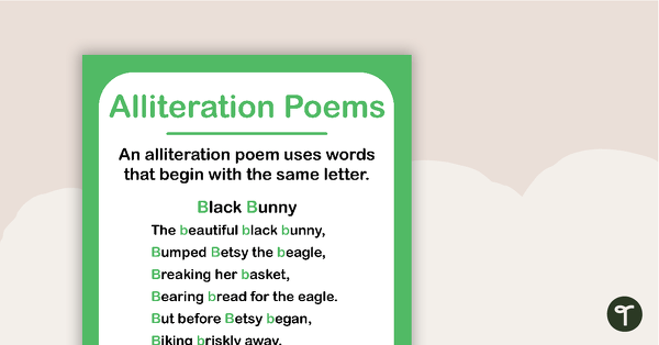 Image of Alliteration Poem Poster