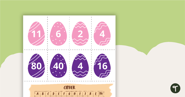 The Mathematical Easter Egg Hunt – Whole Class Game teaching resource