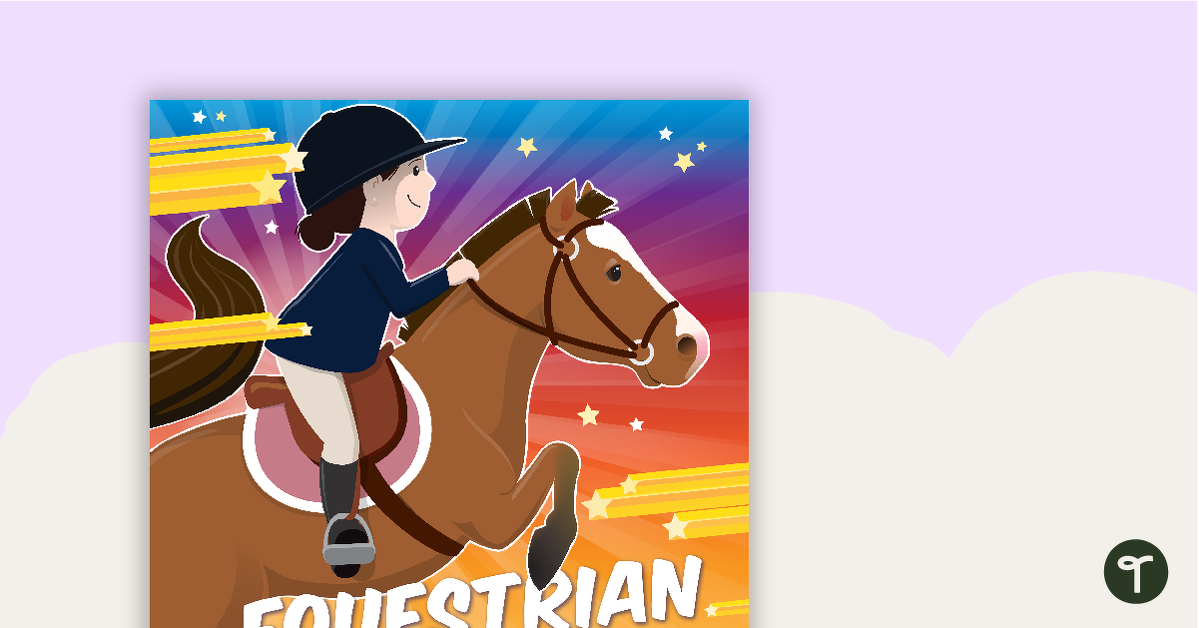 Olympic Games Sport Poster - Equestrian teaching resource