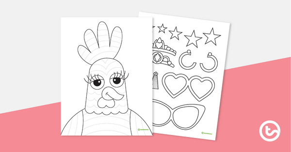 Go to Funky Chicken Craft Template teaching resource