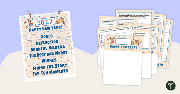 New Year, New Goals YETI, SET, GO, Printable Classroom Resource