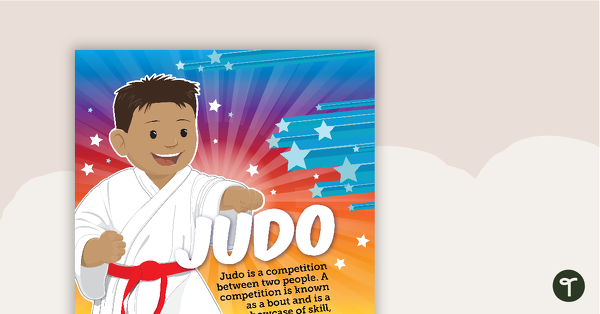Olympic Games Sport Poster – Judo teaching resource