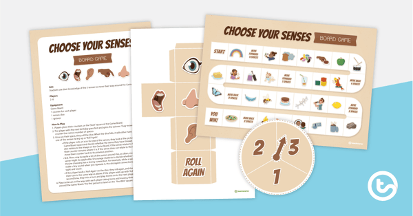 Go to Choose Your Senses Board Game teaching resource