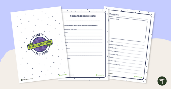Go to Planets of the Solar System Factbook - Worksheet teaching resource