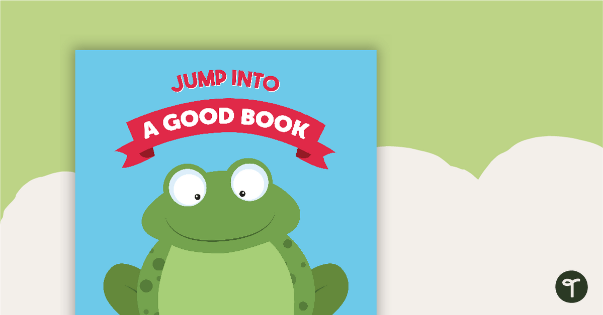 Frog Themed - Book Report Template and Poster teaching resource