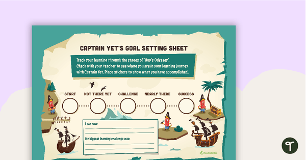 Go to Captain Yet Goal Sticker Chart (Pirate Nup Version) – Template teaching resource