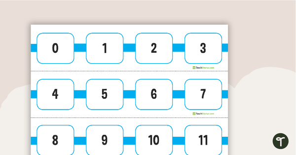 Number Line - 0-1000 teaching resource
