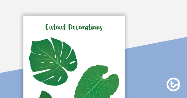 Go to Lush Leaves - Cut Out Decorations teaching resource