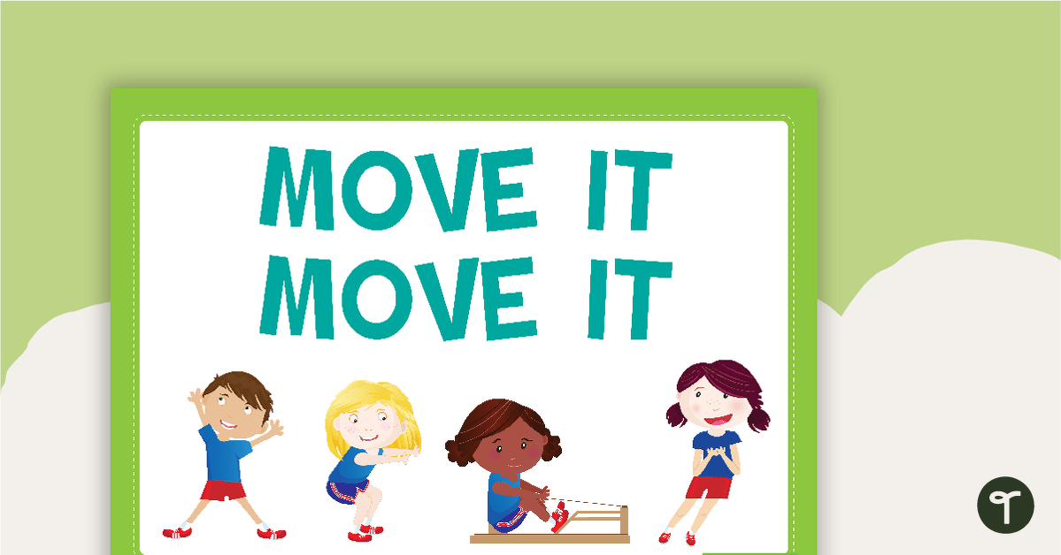 Move it Word Wall Vocabulary teaching resource