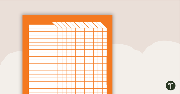 Plain Orange - Class List teaching resource