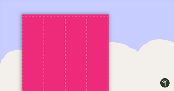 Plain Pink - Border Trimmers teaching resource