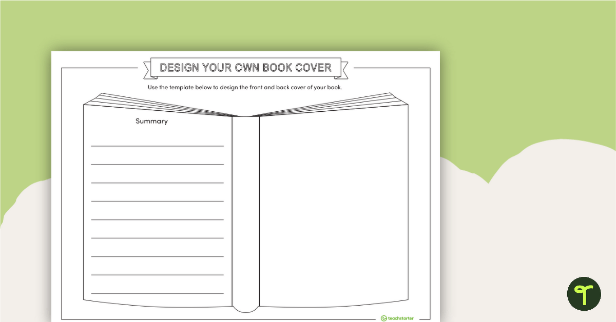 book template design