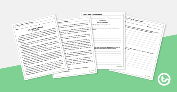 Image of Plot Elements Worksheet - 