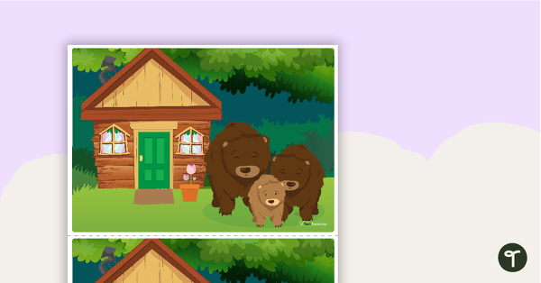 Goldilocks and the Three Bears Sequencing Activity Cards teaching resource
