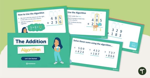 Preview image for The Addition Algorithm – Teaching Presentation - teaching resource