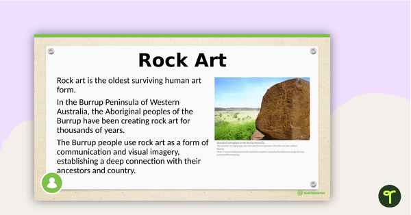 Go to An Introduction to Aboriginal Art PowerPoint teaching resource