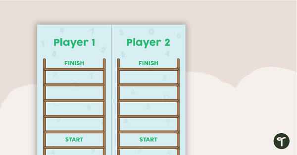 Go to 4-Digit Place Value Game - Race Up the Rounding Ladder teaching resource