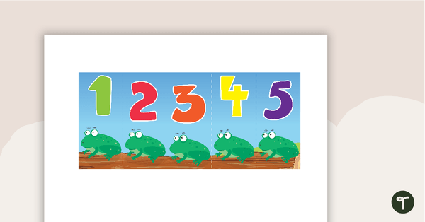 Numeracy Songs - Speckled Frogs Game teaching resource