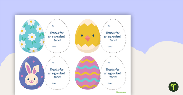 Image of Easter Appreciation Tags