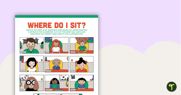 Where Do I Sit? – Logic Puzzle – Level 2 teaching resource