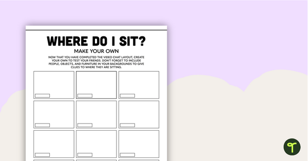 Where Do I Sit? – Logic Puzzle – Level 2 teaching resource