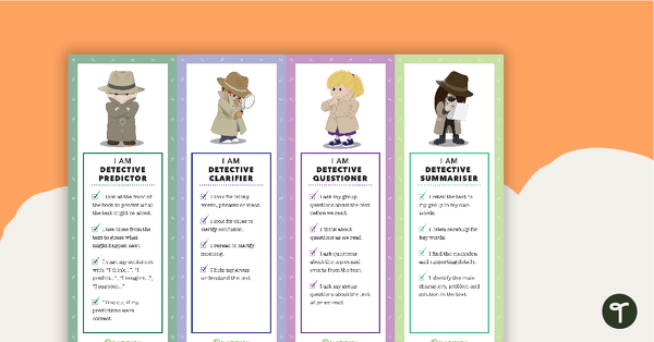 Reading Detectives Bookmarks teaching resource