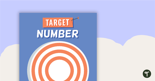Preview image for Target Number Math Warm-up Activity - teaching resource