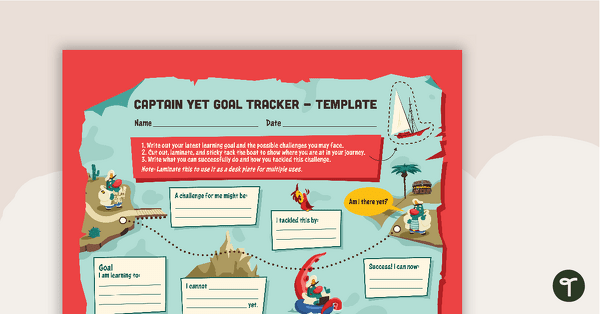 Go to Captain Yet Goal Tracker teaching resource