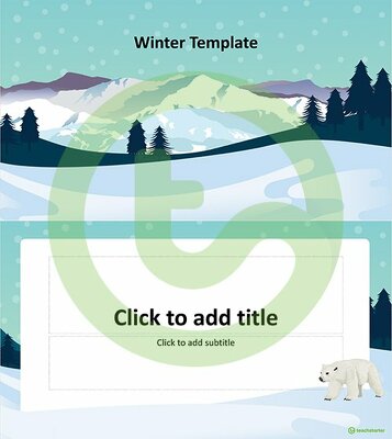 Go to Winter – PowerPoint Template teaching resource