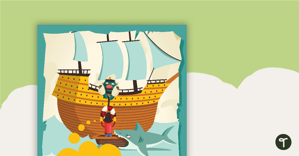 Captain Yet: Nup's Odyssey It's Not Over Yet – Large Posters teaching resource
