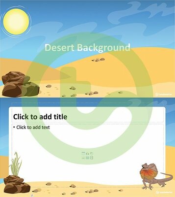 Go to Desert – PowerPoint Template teaching resource