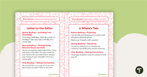 Preview image for Year 1 Magazine - "What's Buzzing?" (Issue 2) Task Cards - teaching resource