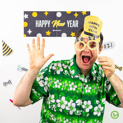 New Year's Photo Booth Props teaching resource