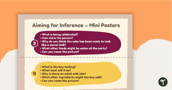 Aiming For Inference Posters teaching resource