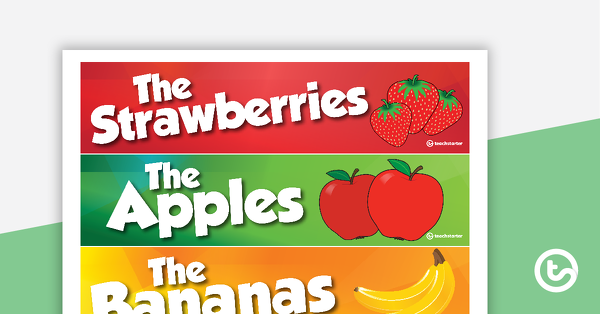Go to Grouping Tray Labels - Fruits teaching resource