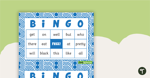 Dolch Sight Word Bingo - Primer teaching resource