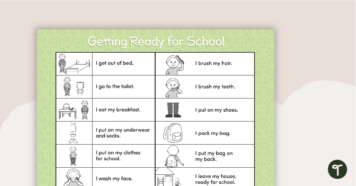 Social Stories - Getting Ready for School teaching resource
