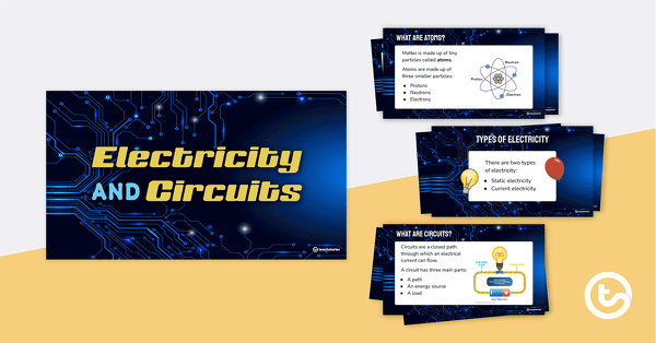 Preview image for Electricity and Circuits PowerPoint Presentation - teaching resource