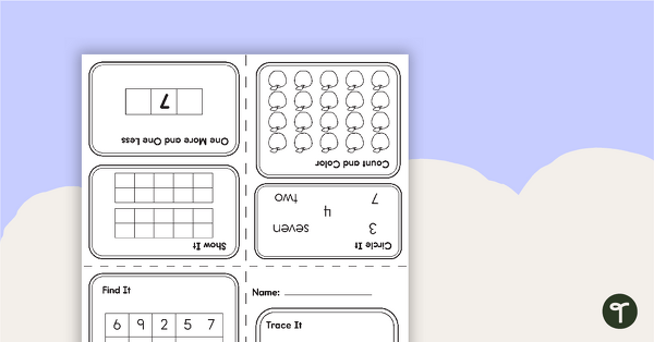 Preview image for My Mini Number Book – 7 - teaching resource
