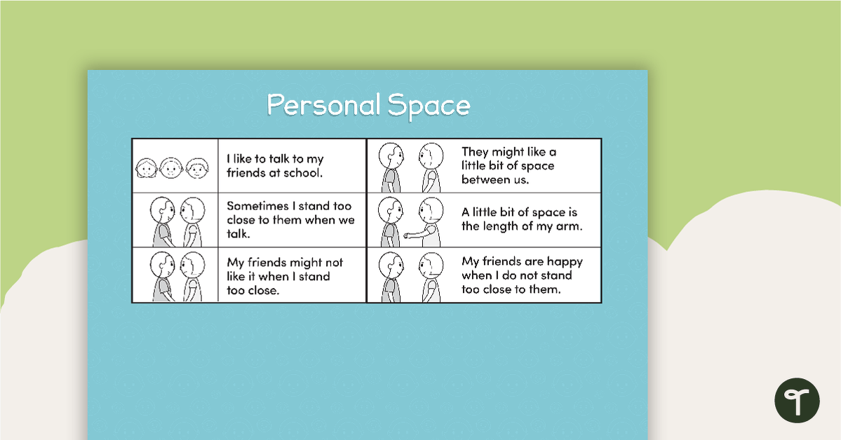 Social Stories - Personal Space teaching resource