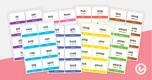 Image of Decodable Sound Button Flashcards – Set 1