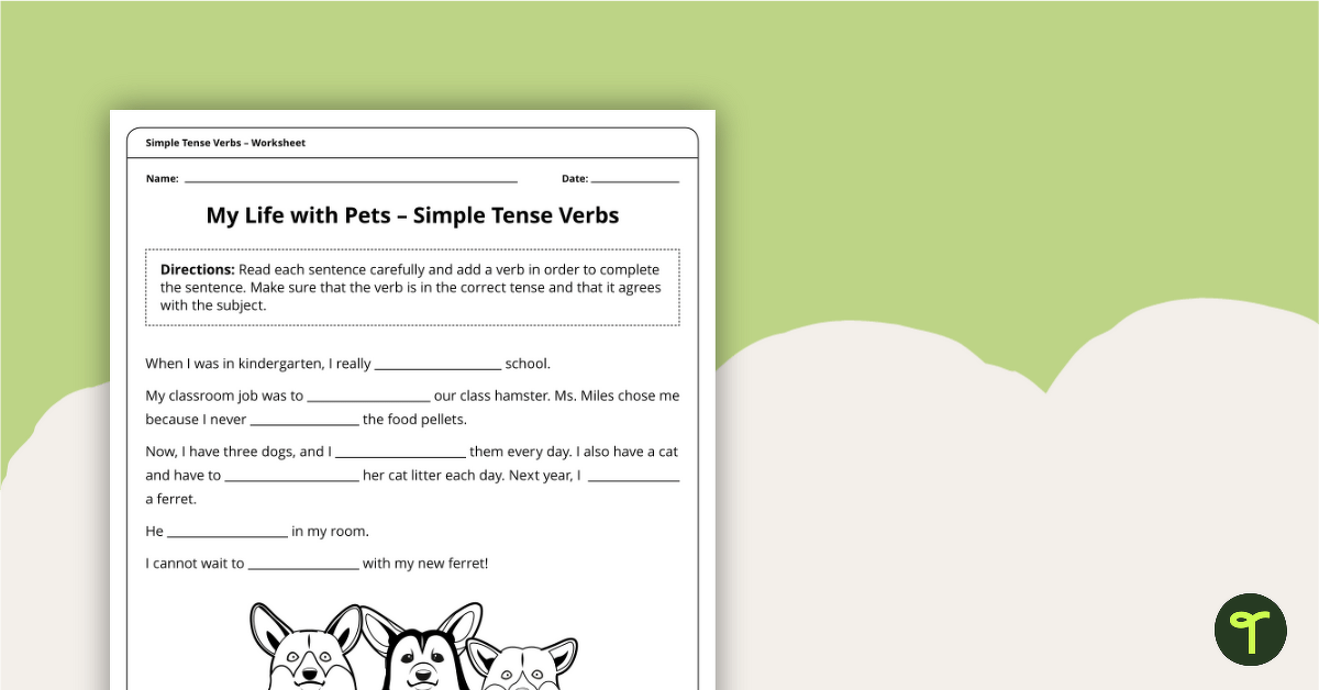 Simple Verb Tense: Lesson for Kids - Video & Lesson Transcript