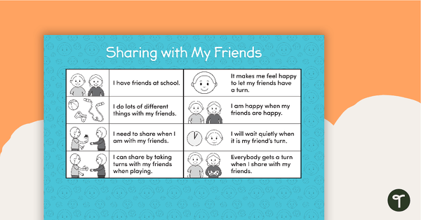 Go to Social Stories - Sharing with My Friends teaching resource