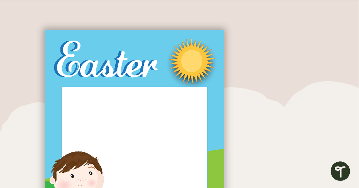Easter Page Border teaching resource